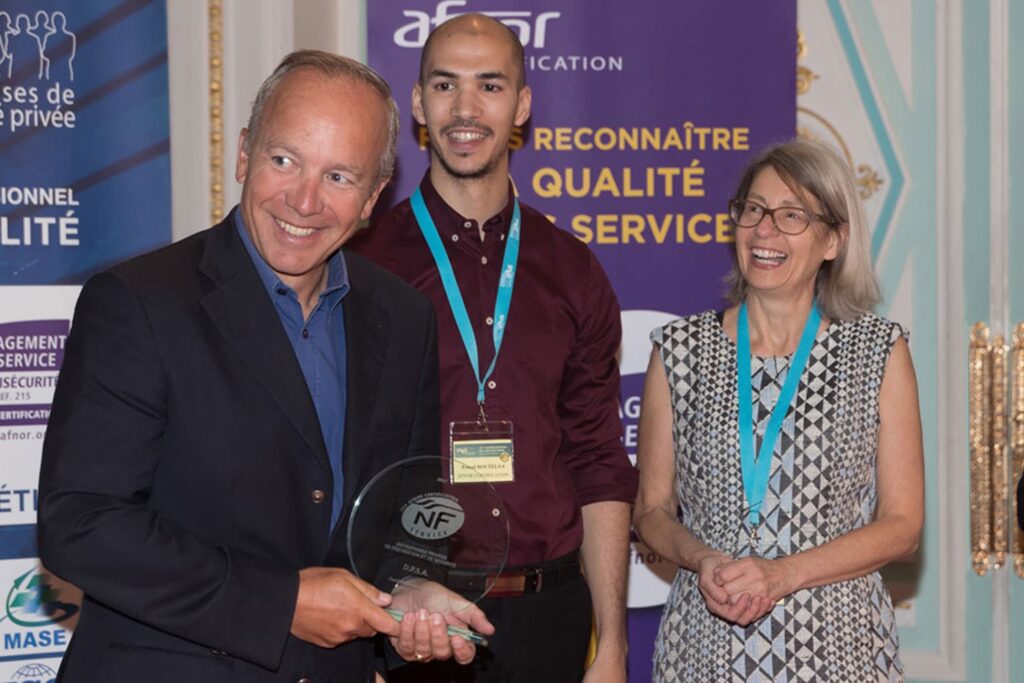 DPSA reçoit le trophée NF Service Prévention et Sécurité