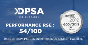 DPSA Île-de-France reçoit la médaille d’argent ECOVADIS 2019 pour sa performance RSE