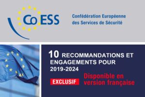 CoESS : 10 recommandations et engagements pour 2019-2024 (version française)