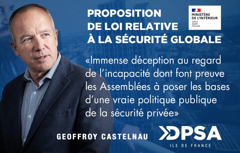 Proposition de Loi : la sécurité n’est pas globale !