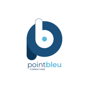 logo point bleu formation