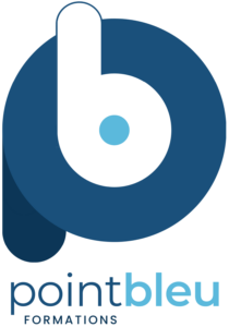logo point bleu formation